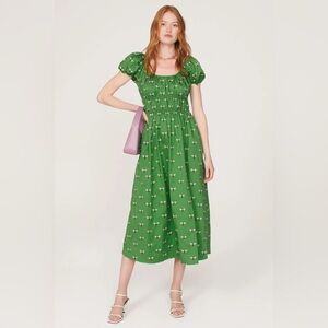NWT Kate Spade Dragonfly Riviera Green Dress Small